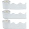 Teacher Created Resources White Scalloped Rolled Border Trim, 50 Feet Per Roll, PK3 TCR8942 - alternate 1